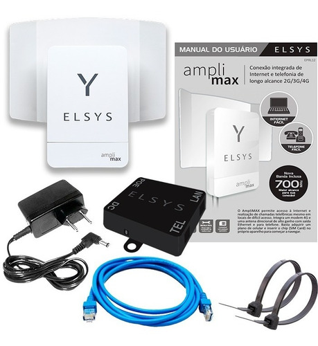 Imagen 2 de 6 de Amplimax Elsys Internet 4g Lte Rural Para Playa Quinta Campo