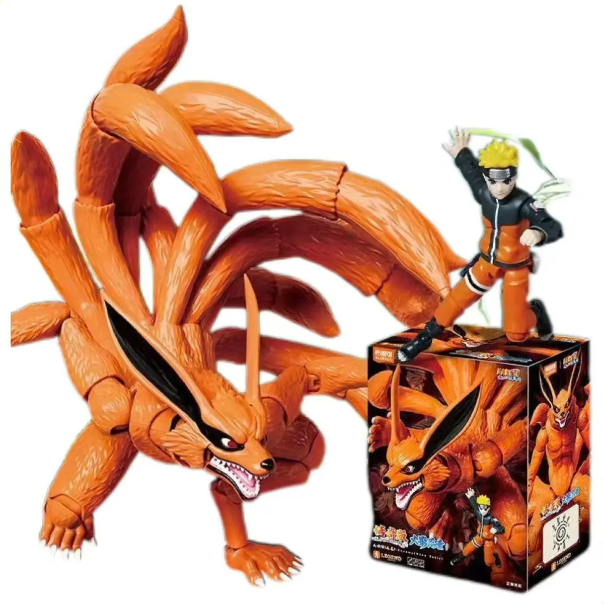 Action Figures Blokees Naruto Kurama Modelo De Montaje Toys
