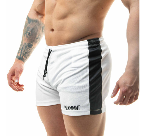 Short Deportivo Blanco Hombre Prxmmnt