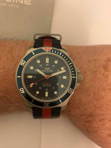Relógio Glycine Combat Aut. Sub 300 Metros
