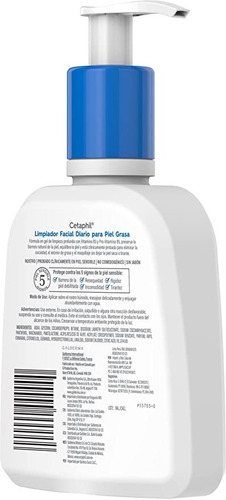 Cetaphil Gel Limpiador Piel Grasa (elimina Acné Y Brillo)