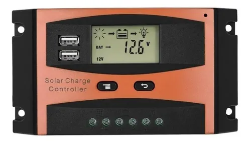 Regulador De Carga Panel Solar 30a 12v 24v Display Usb Pwm