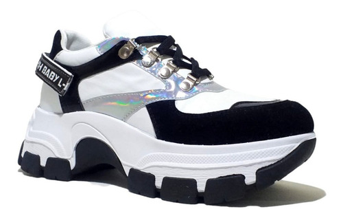 Imagen 3 de 6 de Zapatillas Damon Black&white