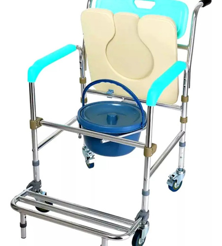 Silla Con Inodoro Plegable Con Ruedas (Usado)