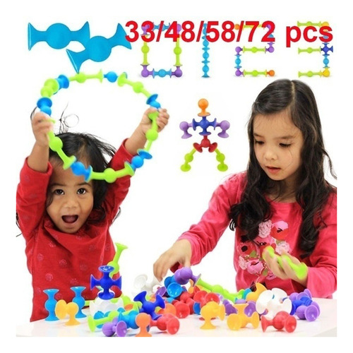 Shaoke 72 Piezas Juguetes Educativos For Niños Squigz