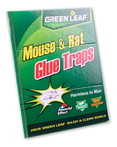 Trampa Ara Ratas Y Ratones Adhesiva Green Leaf