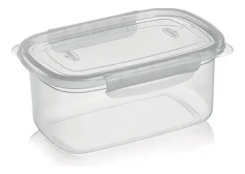 Pote Alto Com Travas 2,2 L Transparente Microondas Freezer