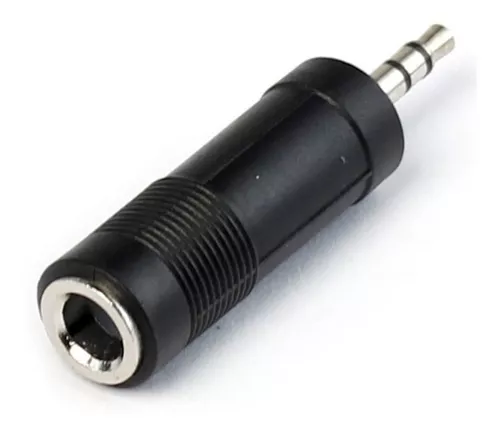 Licuar femenino Subir Adaptador Ficha Plug 6.3mm (h) A Mini Plug 3.5mm (m) Audio