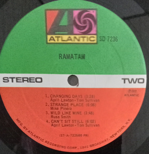 Ramatam Ramatam L.p. Vinilo