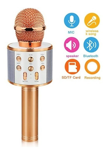 Micrófono Infantil Karaoke Bluetooth Ws-858