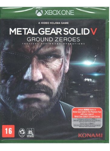 Metal Gear Solid V Ground Zero Xbox One Mídia Física Lacrado