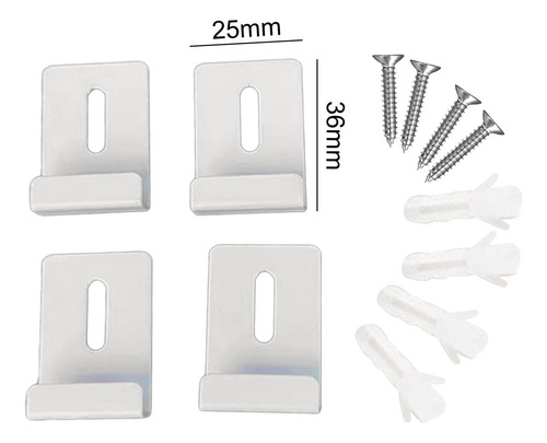 Kits De Clips De Soporte De Espejo Con Accesorios, Clips De