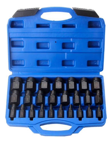 Juego De Extractores De Tornillos Con Caja, Juego De 25 Piez