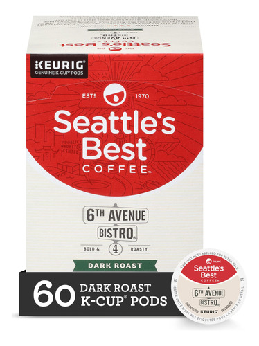 Seattle's Best Coffee 6th Avenue Bistro Dark Roast K-cup Pod