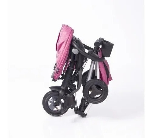 Imagen 3 de 10 de Triciclo Paseador Ebaby Plegable. Asiento Giratorio.