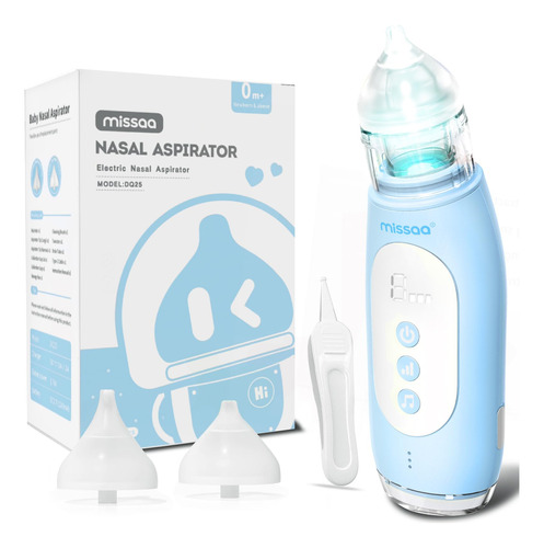 Missaa Aspirador Nasal Electrico Para Bebe, Aspirador Nasal 