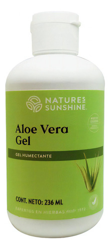 Natures Sunshine Aloe Vera Gel 236ml Momento de aplicación Día/Noche Tipo de piel Todo