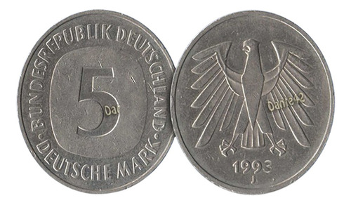 Dante42 Moneda Alemania 5 Markos 1993