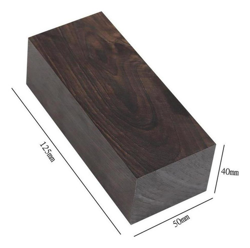 1 X Material Artesanal De Madera De Bloque De Ébano Hágalo