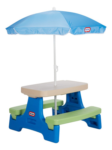 Mesa De Juego Con Sombrilla Para Niños Pequeños Picnic