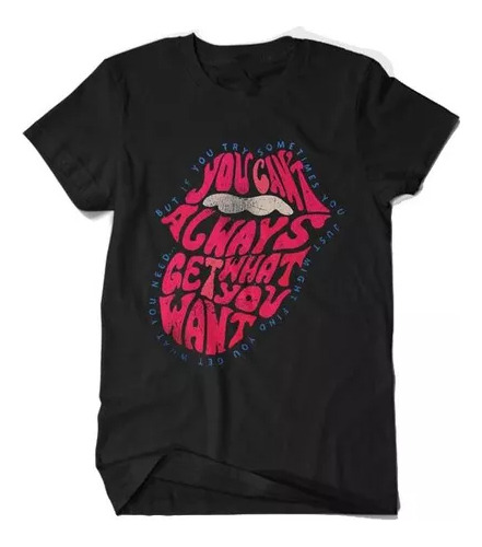 Remera Rolling Stones You Can't Always Get What You Infantil