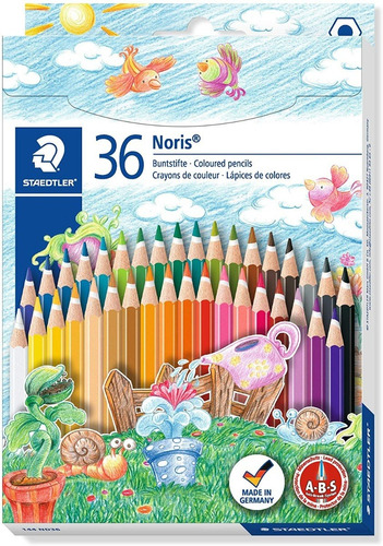 Staedtler | 144 Nd36 | 36x Lápis De Cor | Hexagonal | Noris