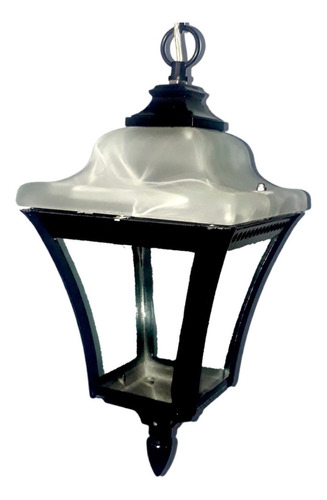 Lámpara Farol Colgante 1 Luz E27 Negro