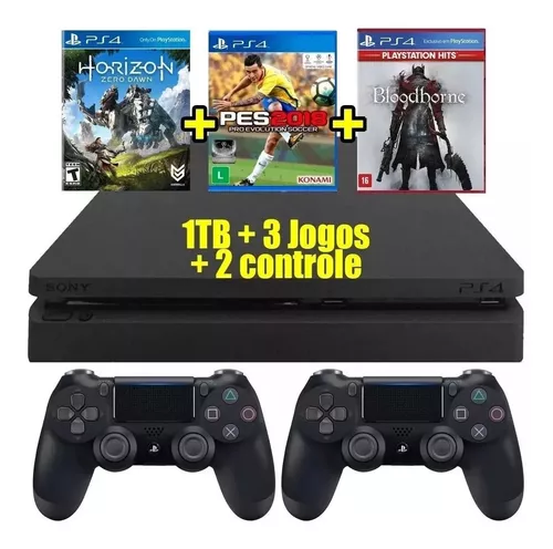 Console playstetion 4 pro com 2 controle