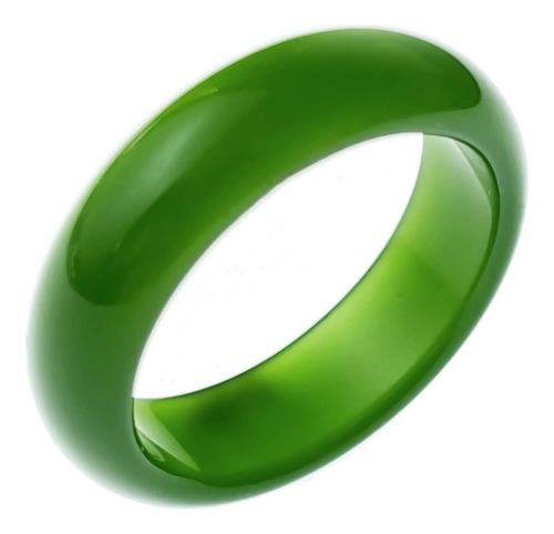 Bjimidti Jade Ring- Natural Green Hetian Jade, Green Jade Ri