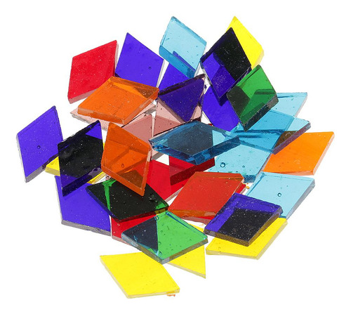 3 Azulejos De Mosaico De Colores 11mm
