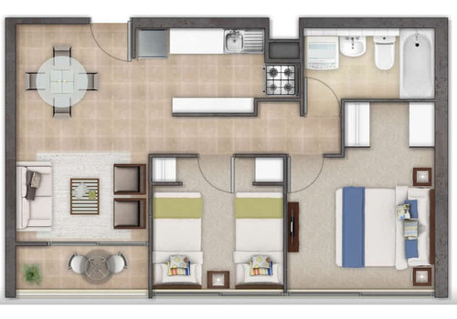 Marzo Gratis!! Arriendo Equipado 2d|1b, Metro Bío Bío