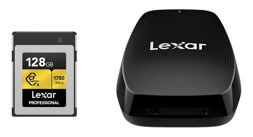 Lexar Tarjeta Profesional Cfexpress Tipo B 128 Gb + Lector