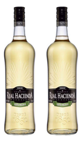 Pack De 2 Tequila Real Hacienda Reposado 940 Ml