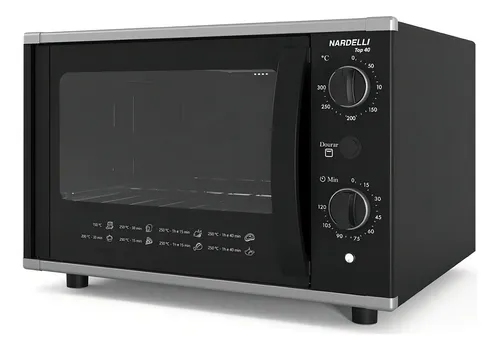 comprar Forno Cozinha Elétrico De Bancada Preto 220v Top 40 Litros Cor Preto Voltagem 220v