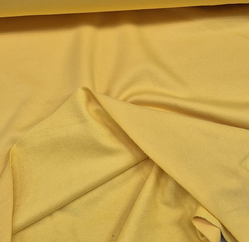 Tela Por Metro Joggin Friza Invisible 1.9m Tubular Amarillo Liso