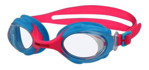 Goggle Az Gummy 6305-4 Junior Claro/azul/rosa