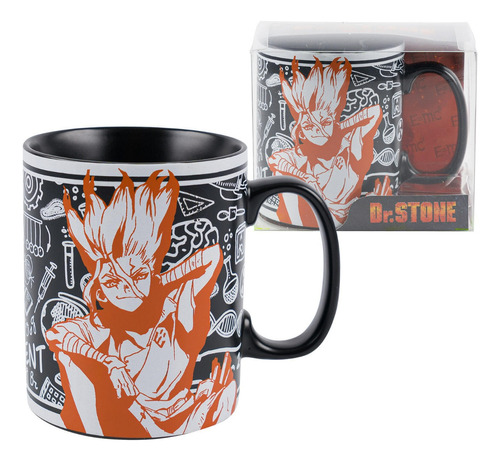 Taza Dr. Stone Anime Calidad Premium De 16 Oz Colección     