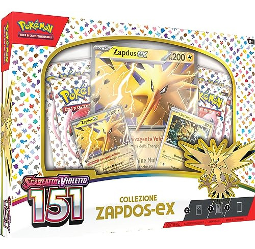 Colección De Expansión Pokémon Zapdos-ex Scarlatto Y Violett