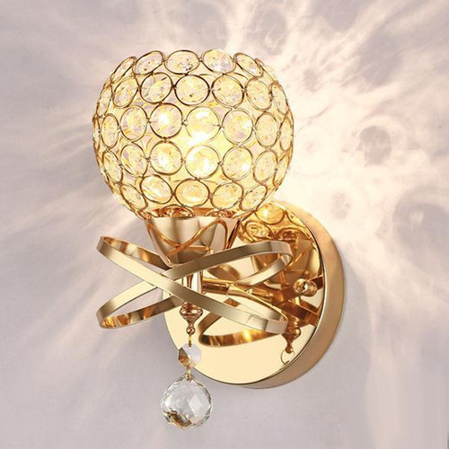 Crystal Wall Luxury Modern Globo Hardwire