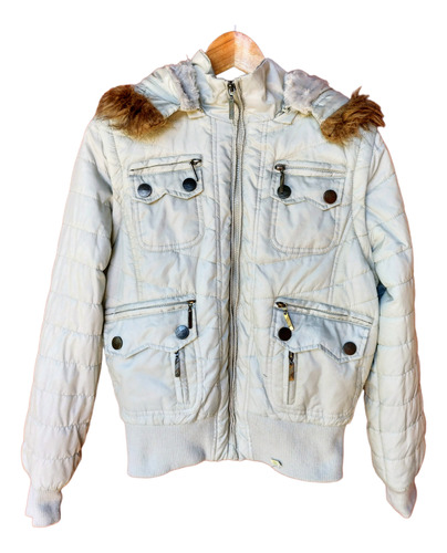 Campera Desmontable Piel Interior Mujer