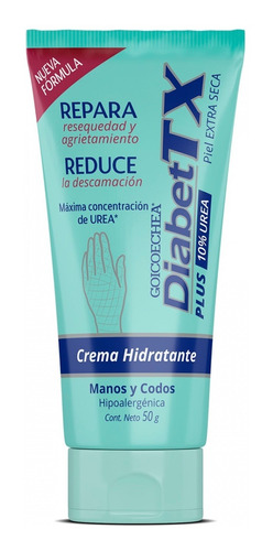 Diabet Tx Crema Manos Y Codos 10% Urea 50g