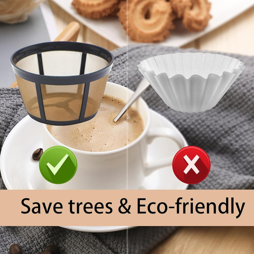 Filtros Reutilizables Para Cafeteras Bunn 8 / 10 De 2 Pzs