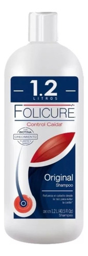 Shampoo Folicure Control Caída Original Biotina 1.2 Lt