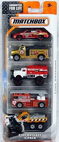 Matchbox, 2016 Cuerpo De Bomberos 5-pack