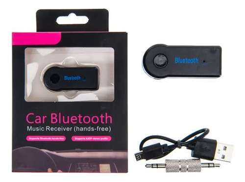 Receptor Audio Usb Bluetooth Auto Jack Spika 3.5 