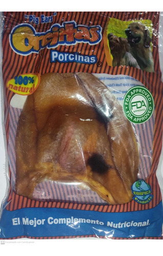 Orejitas Porcinas Deshidratadas 