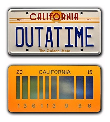 Placas De Metal Back To The Future