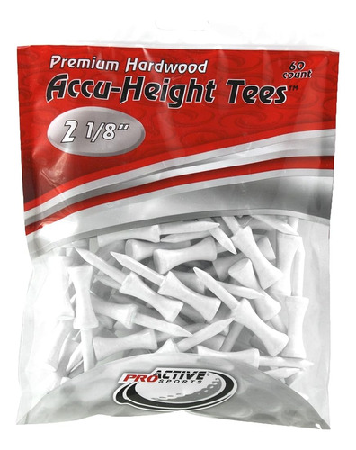 Proactive Sports 2 1/8-inch Accu-height Tees (60/paquete)