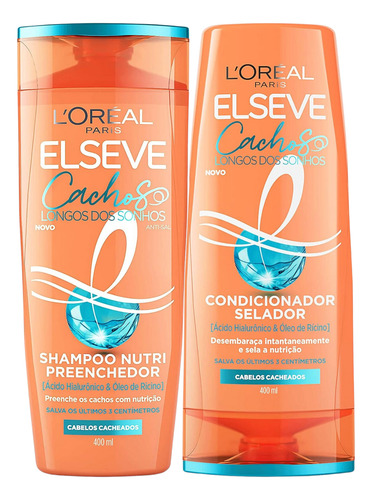 Kit Shampoo E Cond Elseve Cachos Longos Dos Sonhos 400ml