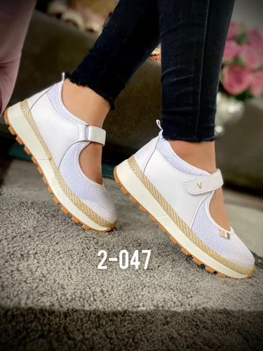 tuyo Vientre taiko No se mueve Tenis Blancos Velez Mujer Zapatos | MercadoLibre 📦